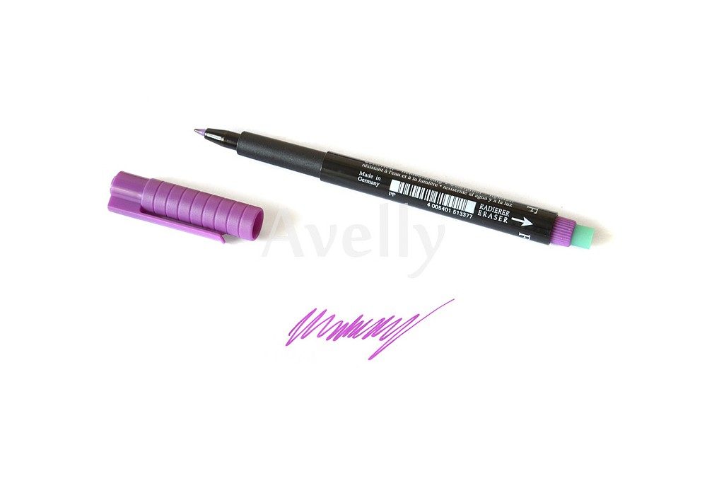 фиолетовый перманентный маркер
