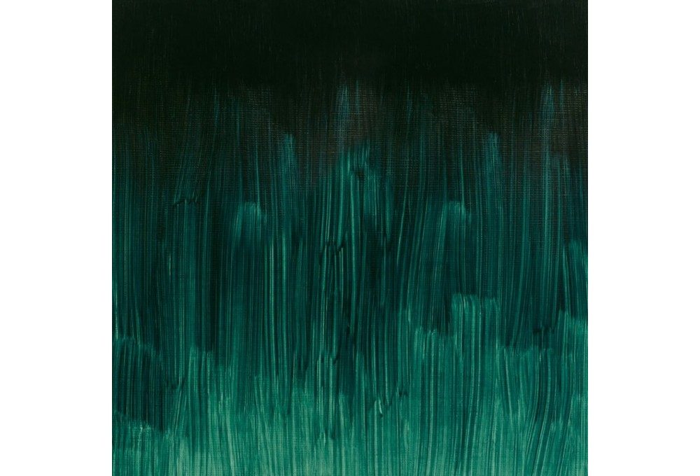 Выкраска масляной краски Фтало-зеленый темный (Phthalo deep green)