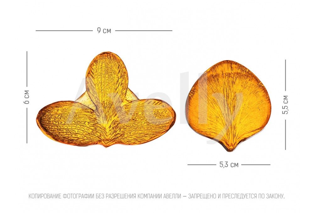 текстурный молд орхидея дендробиум лепесток