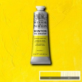 Масляная краска Лимонный кадмий (Cadmium Lemon Hue) №7, Winsor&Newton, 37 мл