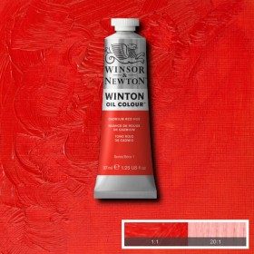Масляная краска Красный кадмий (Cadmium Red Hue) №5, Winsor&Newton, 37 мл