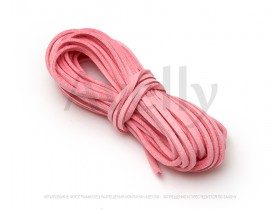 Замшевый шнур розовый