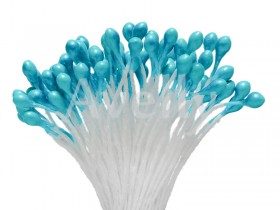 Тычинки перламутровые "Небесно-голубые", 140 шт, Китай