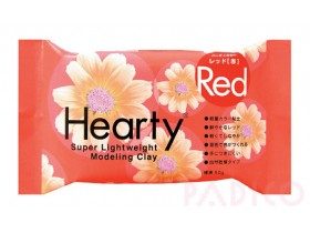 Японская полимерная глина Hearty, красная, 50 гр (2021)
