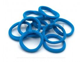 резиночки для волос синие набор