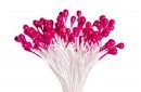 Тычинки для цветов насыщенно-розовые, перламутр